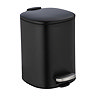 Wenko Alassio 5L Pedal Bin - Black