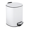 Wenko Alassio 5L Pedal Bin - White