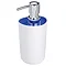 Wenko Alcamo Blue Soap Dispenser - 19458100 Large Image