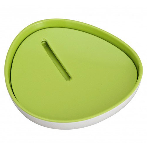 Wenko Alcamo Green Soap Dish - 19463100 Large Image
