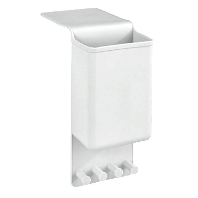 Wenko Ampio White Hair Straightener Holder - 23486100  Profile Large Image