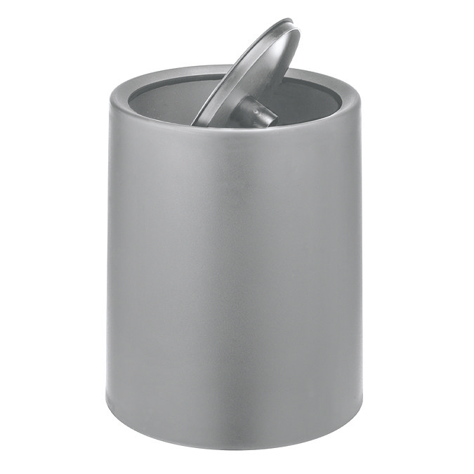 Wenko Atri 6 Litre Swing Cover Bin - Grey