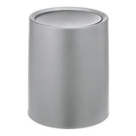 Wenko Atri 6 Litre Swing Cover Bin - Grey