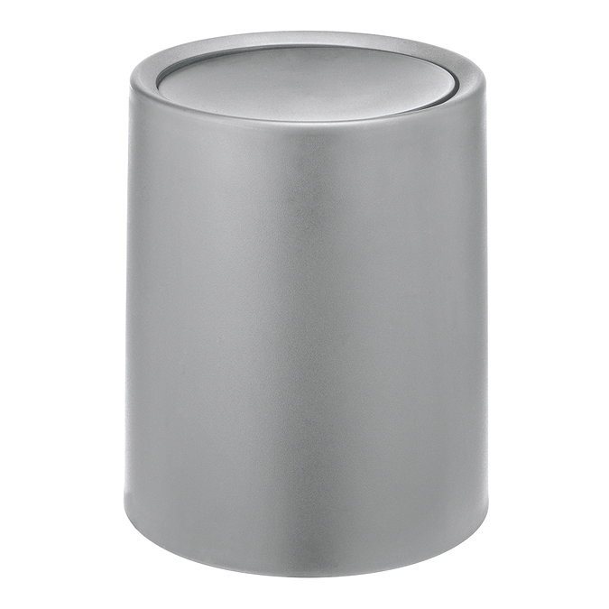 Wenko Atri 6 Litre Swing Cover Bin - Grey