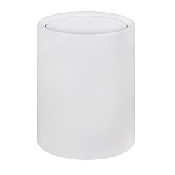 Wenko Atri 6 Litre Swing Cover Bin - White