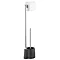 Wenko Avola Black Extra Heavy Freestanding Toilet Brush & Roll Holder - 22991100 Large Image