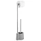 Wenko Avola Grey Extra Heavy Freestanding Toilet Brush & Roll Holder - 22990100 Large Image