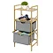 Wenko Bahari Bamboo Shelf Unit with 2 Drawers - 62212100 Large Image