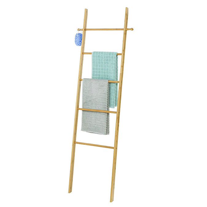 Wenko Bahari Bamboo Towel Ladder - 62215100 Large Image