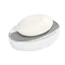 Wenko Bahia Ceramic Soap Dish - Grey - 21681100 Profile Large Image