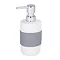 Wenko Bahia Ceramic Soap Dispenser - Grey - 21683100 Large Image
