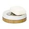 Wenko Bamboo Ceramic Soap Dish - 17677100 Large Image