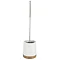 Wenko Bamboo Ceramic Toilet Brush & Holder - 17676100 Large Image