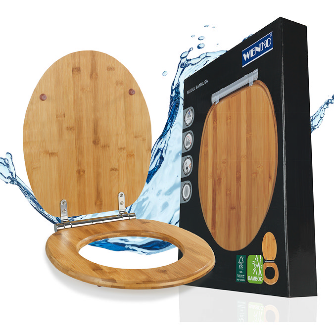 Wenko Bambusa Toilet Seat