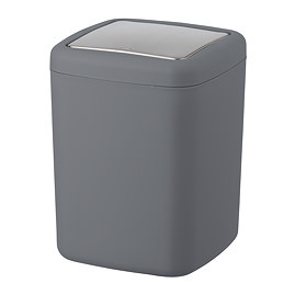 Wenko Barcelona 3L Swing Cover Bin - Anthracite