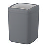 Wenko Barcelona 3L Swing Cover Bin - Anthracite
