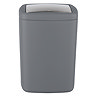 Wenko Barcelona 8.5L Swing Cover Bin - Anthracite
