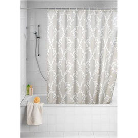 Wenko Baroque Polyester Shower Curtain - W1800 x H2000mm - 20048100 Medium Image