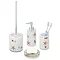 Wenko Beach Bathroom Accessories Set - White Large Image