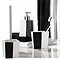 Wenko Bicolour Bathroom Accessories Set - Black/White Large Image