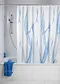 Wenko Blues Polyester Shower Curtain - W1800 x H2000mm - 20054100 Large Image