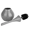 Wenko Bottle Grey Toilet Brush - 22196100 Profile Large Image