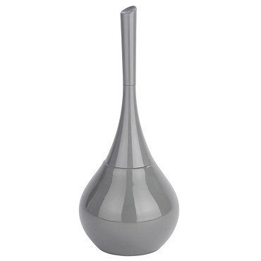 Wenko Bottle Grey Toilet Brush - 22196100 Profile Large Image