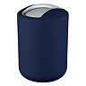 Wenko Brasil 2L Swing Cover Bin - Dark Blue