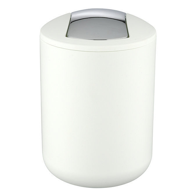 Wenko Brasil 2L Swing Cover Bin - White