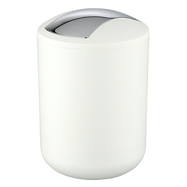 Wenko Brasil 2L Swing Cover Bin - White