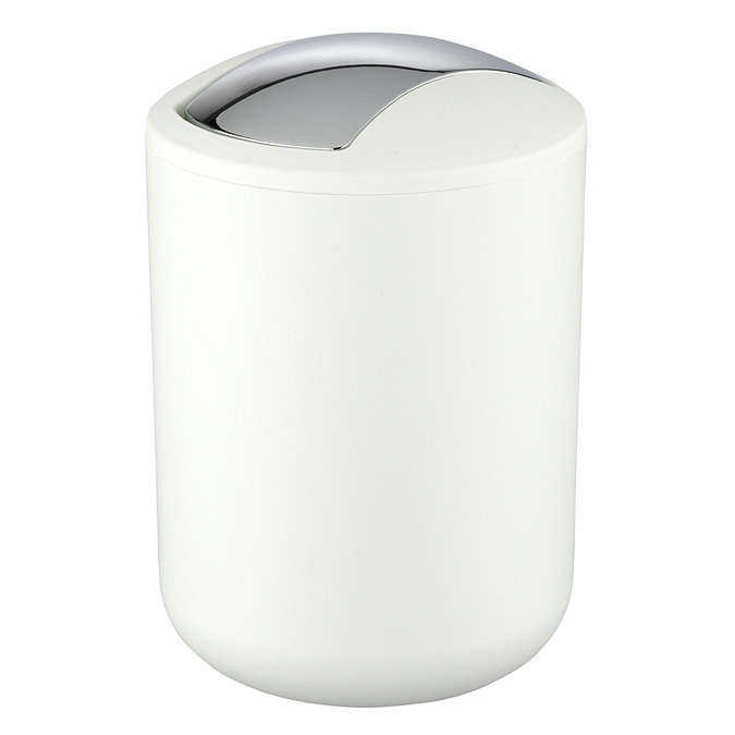 Wenko Brasil 2L Swing Cover Bin - White