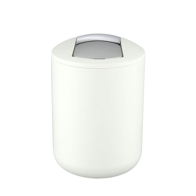 Wenko Brasil White Swing Cover Bin Profile Large Image