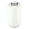 Wenko Brasil 6.5L Swing Cover Bin - White