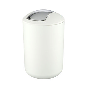 Wenko Brasil White Swing Cover Bin - Large - 21207100 Large Image