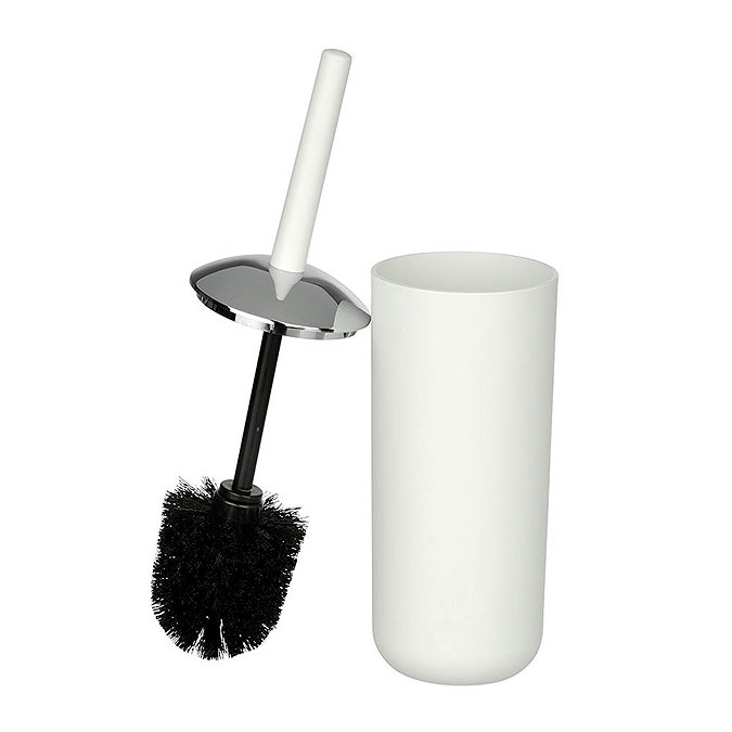 Wenko Brasil White Toilet Brush & Holder - 21205100  Profile Large Image