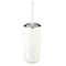 Wenko Brasil White Toilet Brush & Holder - 21205100 Large Image