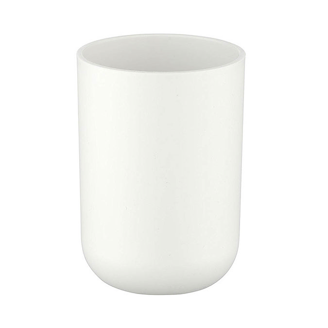 Wenko Brasil White Toothbrush Tumbler - 21203100 Profile Large Image