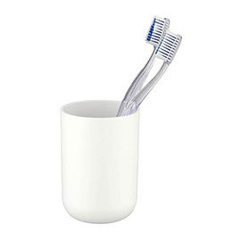 Wenko Brasil White Toothbrush Tumbler - 21203100 Medium Image