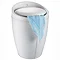 Wenko - Candy Leather Look Laundry Bin & Bathroom Stool - White - 21773100 Profile Large Image