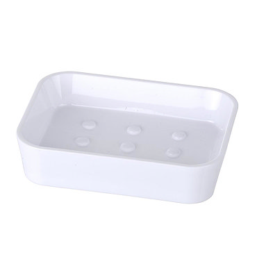 Wenko Candy Soap Dish - White - 20337100 Profile Large Image