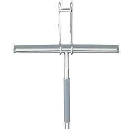 Wenko Cave Stainless Steel Bathroom Squeegee - 21305100 Large Image