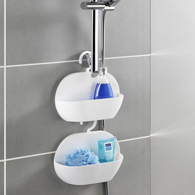 Wenko Cocktail Shower Caddy - Turquoise - 22140100 Feature Large Image