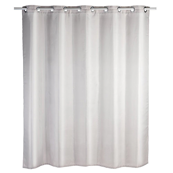 Wenko Comfort Flex Taupe Polyester Shower Curtain - W1800 x H2000mm Large Image