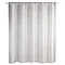 Wenko Comfort Flex Taupe Polyester Shower Curtain - W1800 x H2000mm Large Image