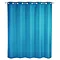 Wenko Comfort Flex Turquoise Polyester Shower Curtain W1800 x H2000mm Large Image