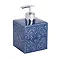 Wenko Cordoba Blue Ceramic Soap Dispenser - 22653100 Large Image