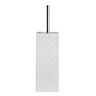 Wenko Cordoba White Ceramic Toilet Brush + Holder - 22651100  Profile Large Image