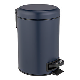 Wenko Leman 3L Pedal Bin - Dark Blue