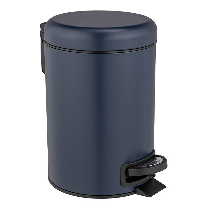 Wenko Leman 3L Pedal Bin - Dark Blue