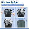 Wenko Leman 3L Pedal Bin - Dark Green